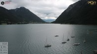 Archiv Foto Webcam Achensee: Blick vom Hotel Post am Achensee 09:00