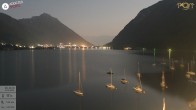 Archiv Foto Webcam Achensee: Blick vom Hotel Post am Achensee 01:00
