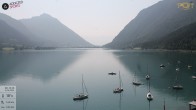 Archiv Foto Webcam Achensee: Blick vom Hotel Post am Achensee 09:00