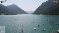 Archiv Foto Webcam Achensee: Blick vom Hotel Post am Achensee 09:00