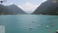 Archiv Foto Webcam Achensee: Blick vom Hotel Post am Achensee 11:00
