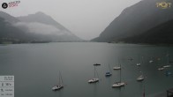 Archiv Foto Webcam Achensee: Blick vom Hotel Post am Achensee 19:00