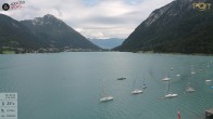 Archiv Foto Webcam Achensee: Blick vom Hotel Post am Achensee 15:00