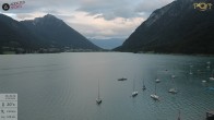 Archiv Foto Webcam Achensee: Blick vom Hotel Post am Achensee 19:00