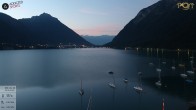 Archiv Foto Webcam Achensee: Blick vom Hotel Post am Achensee 03:00