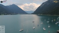 Archiv Foto Webcam Achensee: Blick vom Hotel Post am Achensee 15:00