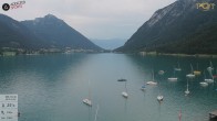 Archiv Foto Webcam Achensee: Blick vom Hotel Post am Achensee 17:00