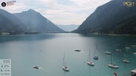 Archiv Foto Webcam Achensee: Blick vom Hotel Post am Achensee 09:00