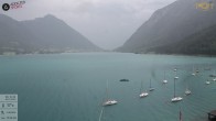 Archiv Foto Webcam Achensee: Blick vom Hotel Post am Achensee 13:00