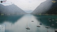 Archiv Foto Webcam Achensee: Blick vom Hotel Post am Achensee 09:00