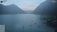 Archiv Foto Webcam Achensee: Blick vom Hotel Post am Achensee 19:00