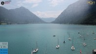 Archiv Foto Webcam Achensee: Blick vom Hotel Post am Achensee 11:00