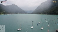 Archiv Foto Webcam Achensee: Blick vom Hotel Post am Achensee 13:00