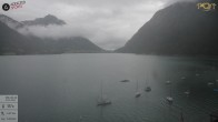 Archiv Foto Webcam Achensee: Blick vom Hotel Post am Achensee 07:00