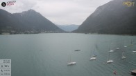 Archiv Foto Webcam Achensee: Blick vom Hotel Post am Achensee 13:00