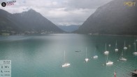 Archiv Foto Webcam Achensee: Blick vom Hotel Post am Achensee 15:00