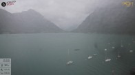 Archiv Foto Webcam Achensee: Blick vom Hotel Post am Achensee 17:00