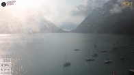 Archiv Foto Webcam Achensee: Blick vom Hotel Post am Achensee 07:00