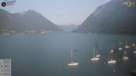 Archiv Foto Webcam Achensee: Blick vom Hotel Post am Achensee 17:00