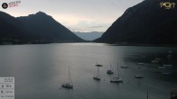 Archiv Foto Webcam Achensee: Blick vom Hotel Post am Achensee 07:00