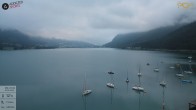 Archived image Webcam Achensee - View Hotel Post Pertisau 13:00