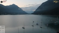 Archiv Foto Webcam Achensee: Blick vom Hotel Post am Achensee 05:00