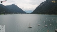 Archiv Foto Webcam Achensee: Blick vom Hotel Post am Achensee 09:00