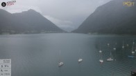 Archiv Foto Webcam Achensee: Blick vom Hotel Post am Achensee 08:00