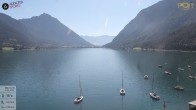 Archiv Foto Webcam Achensee: Blick vom Hotel Post am Achensee 09:00