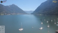 Archiv Foto Webcam Achensee: Blick vom Hotel Post am Achensee 13:00