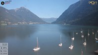 Archiv Foto Webcam Achensee: Blick vom Hotel Post am Achensee 15:00