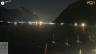 Archiv Foto Webcam Achensee: Blick vom Hotel Post am Achensee 01:00