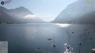 Archiv Foto Webcam Achensee: Blick vom Hotel Post am Achensee 09:00