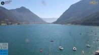 Archiv Foto Webcam Achensee: Blick vom Hotel Post am Achensee 11:00