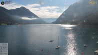 Archiv Foto Webcam Achensee: Blick vom Hotel Post am Achensee 09:00