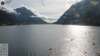 Archiv Foto Webcam Achensee: Blick vom Hotel Post am Achensee 09:00