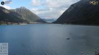 Archived image Webcam Achensee - View Hotel Post Pertisau 13:00