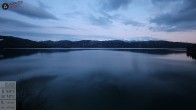 Archived image Webcam Lake Walchensee: View Hotel Karwendelblick 19:00