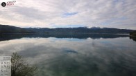 Archived image Webcam Lake Walchensee: View Hotel Karwendelblick 07:00
