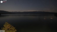 Archived image Webcam Lake Walchensee: View Hotel Karwendelblick 23:00