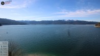 Archived image Webcam Lake Walchensee: View Hotel Karwendelblick 07:00