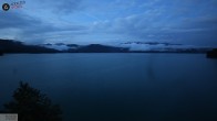 Archived image Webcam Lake Walchensee: View Hotel Karwendelblick 03:00