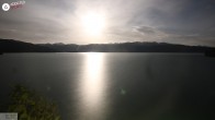 Archiv Foto Webcam Hotel Karwendelblick: Ausblick zum Walchensee 01:00