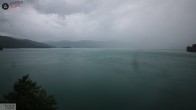 Archiv Foto Webcam Hotel Karwendelblick: Ausblick zum Walchensee 19:00
