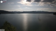 Archiv Foto Webcam Hotel Karwendelblick: Ausblick zum Walchensee 01:00