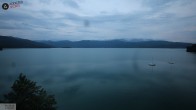 Archiv Foto Webcam Hotel Karwendelblick: Ausblick zum Walchensee 19:00