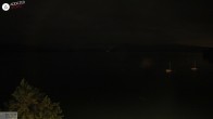 Archived image Webcam Lake Walchensee: View Hotel Karwendelblick 23:00