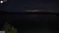 Archived image Webcam Lake Walchensee: View Hotel Karwendelblick 03:00