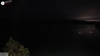 Archiv Foto Webcam Hotel Karwendelblick: Ausblick zum Walchensee 23:00