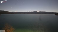Archived image Webcam Lake Walchensee: View Hotel Karwendelblick 23:00